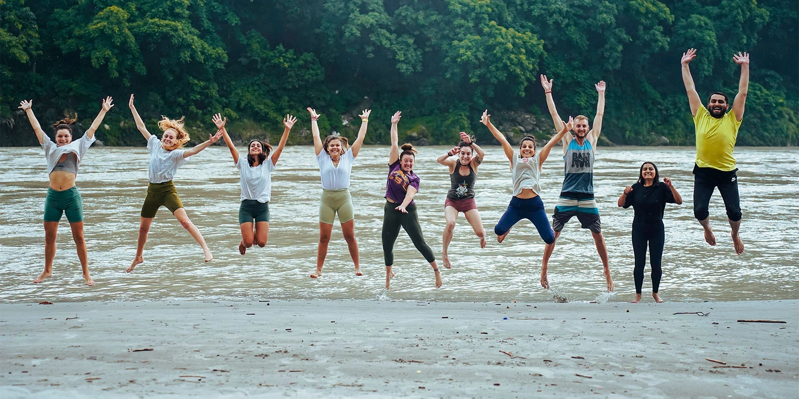 yoga near the ganges with the like-minded people as you