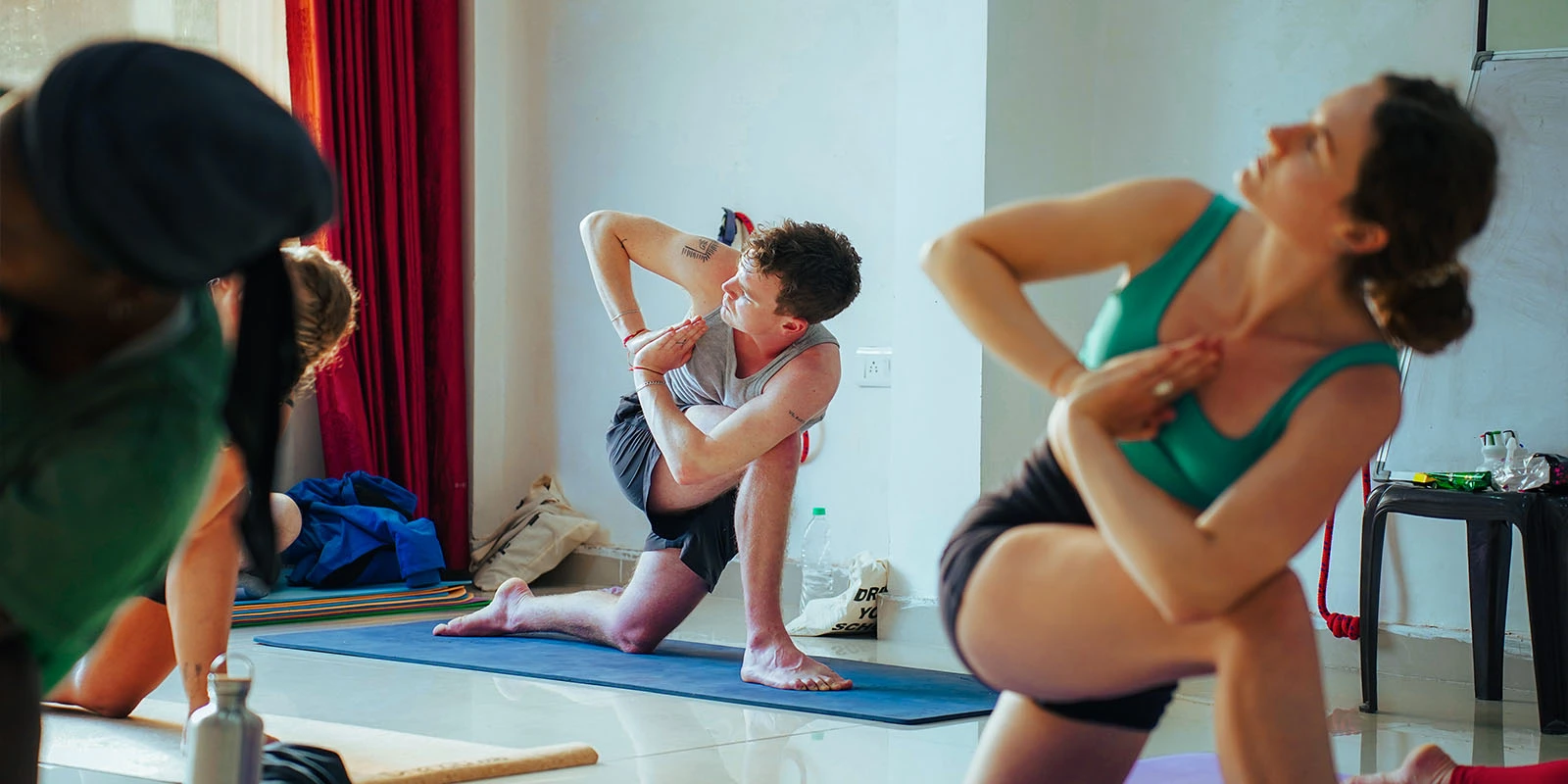 twists and turns with yoga teacher training course